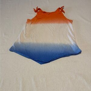Old Navy Girls Size‎ XL 14/16 Gradient Orange and Blue Top